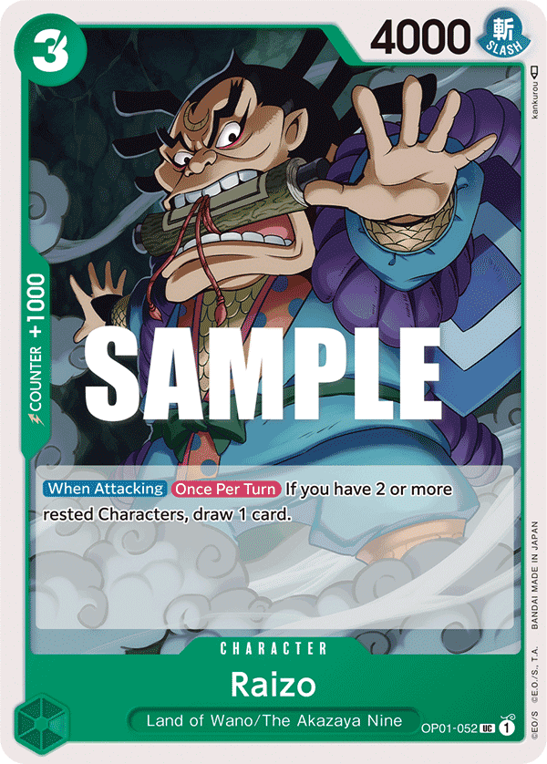 Raizo OP01-052@en