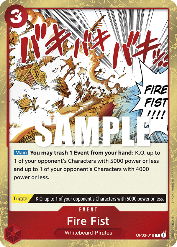 Fire Fist OP03-018@en