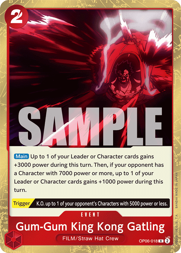 Gum-Gum King Kong Gatling OP06-018@en