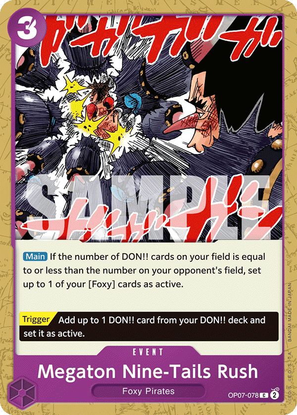 Megaton Nine-Tails Rush OP07-078@en