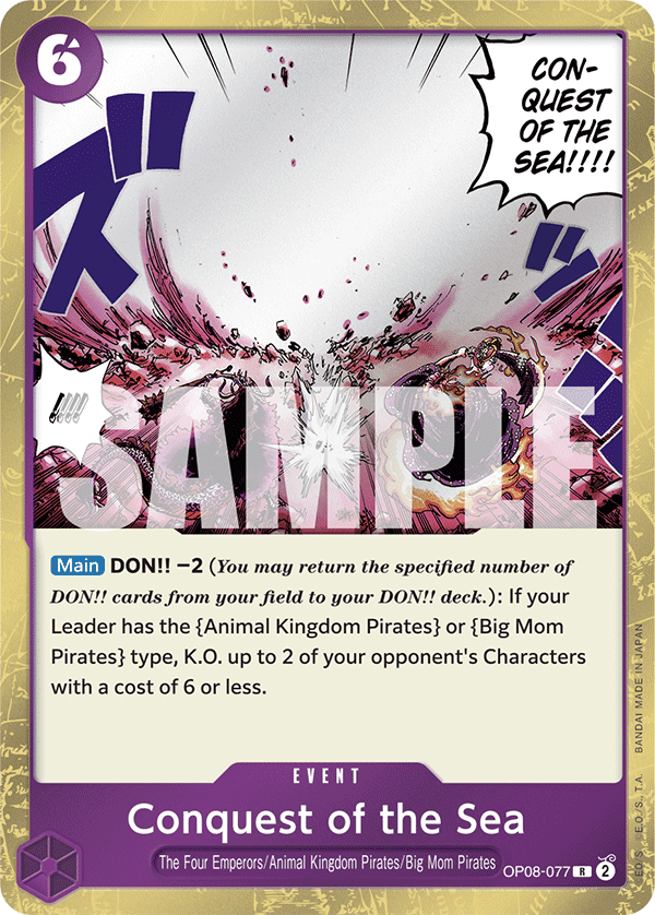 Conquest of the Sea OP08-077@en
