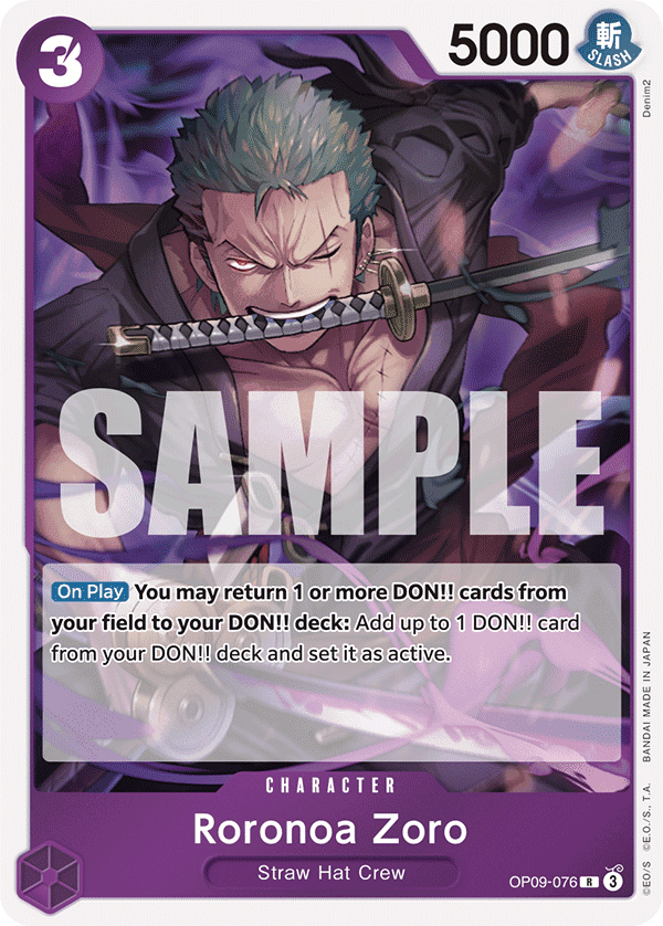 Roronoa Zoro OP09-076@en