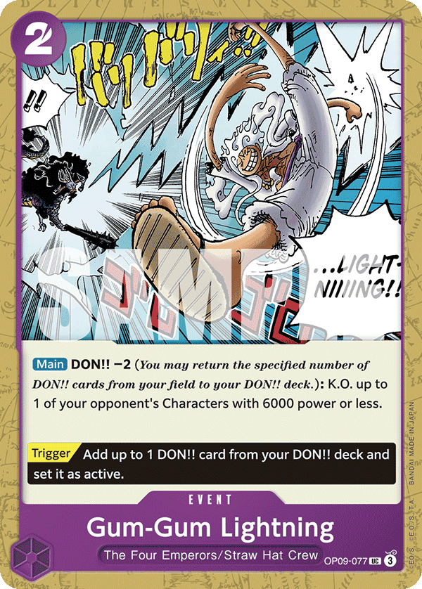 Gum-Gum Lightning OP09-077@en
