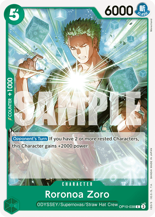 Roronoa Zoro OP10-038@en