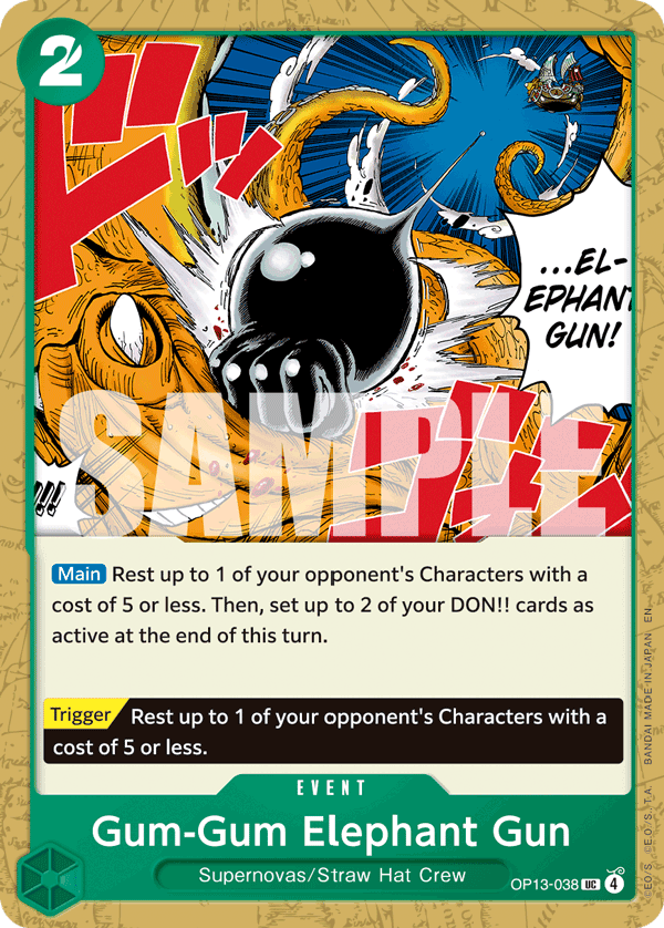 Gum-Gum Elephant Gun OP13-038@en
