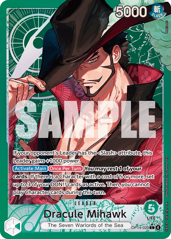 Dracule Mihawk OP14-020_p1@en