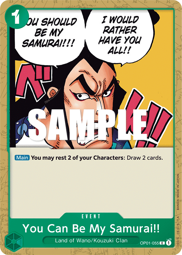 You Can Be My Samurai!! OP01-055@en