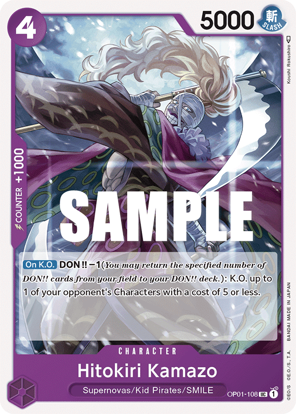 Hitokiri Kamazo OP01-108@en