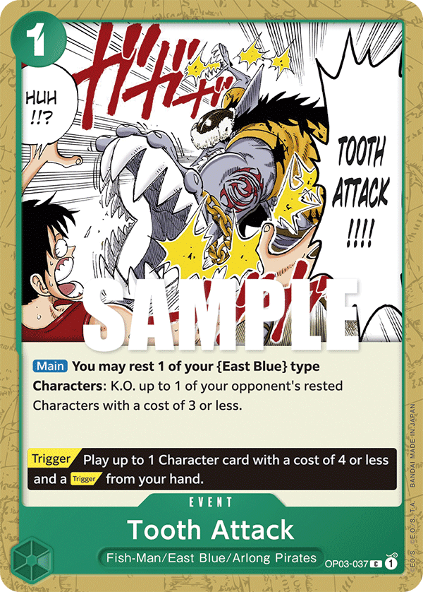 Tooth Attack OP03-037@en