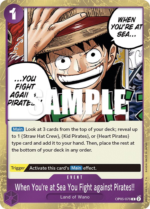 When You're at Sea You Fight against Pirates!! OP05-076@en