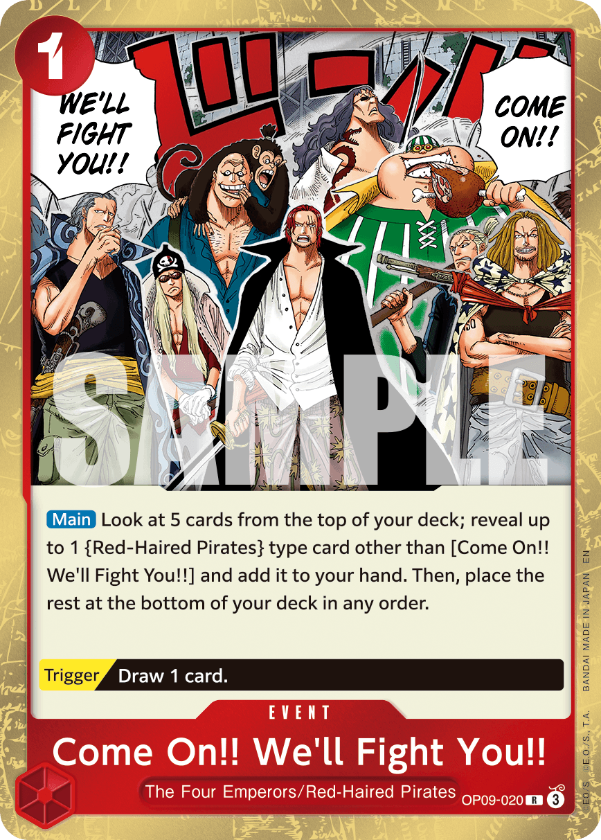 Come On!! We'll Fight You!! OP09-020_r2@en