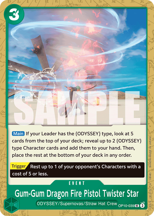 Gum-Gum Dragon Fire Pistol Twister Star OP10-039@en