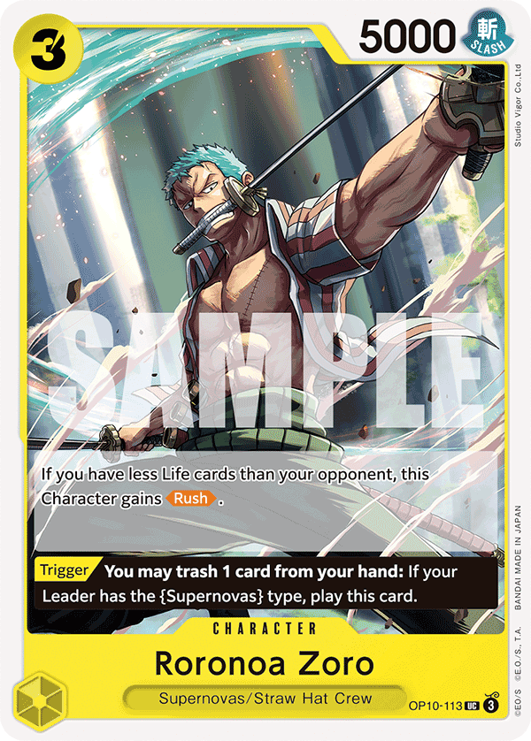 Roronoa Zoro OP10-113@en