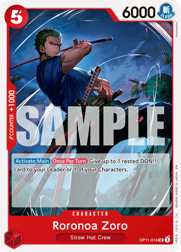 Roronoa Zoro OP11-016@en