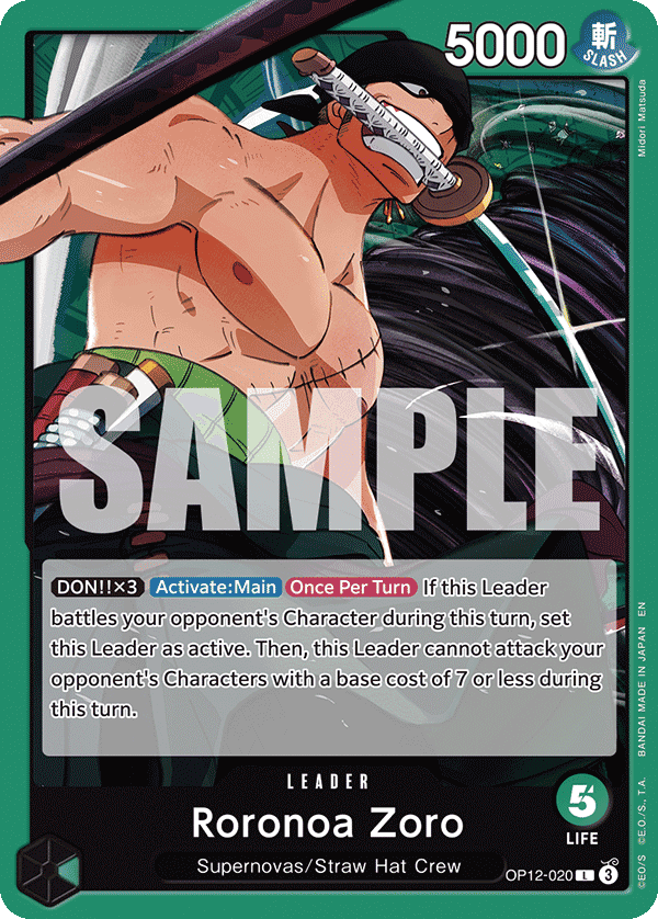 Roronoa Zoro OP12-020@en