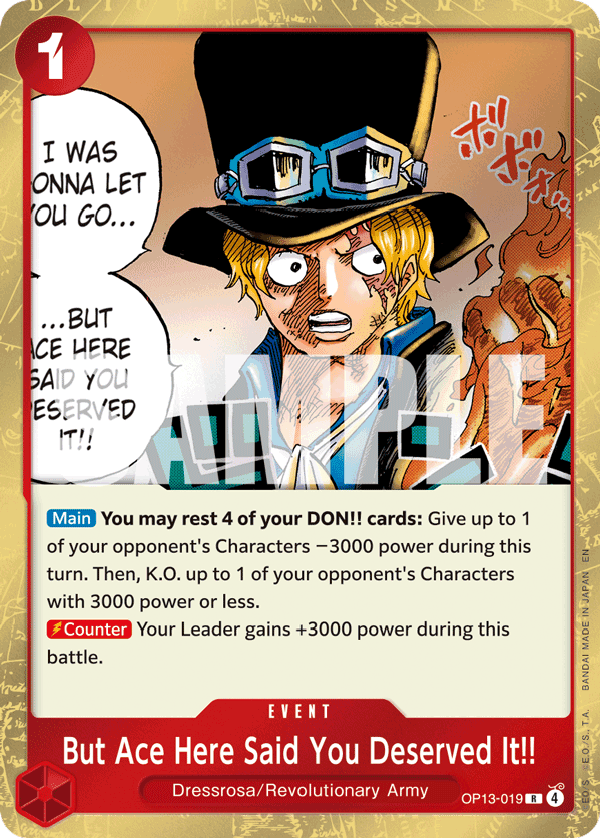 But Ace Here Said You Deserved It!! OP13-019@en