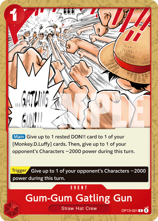 Gum-Gum Gatling Gun OP13-021@en