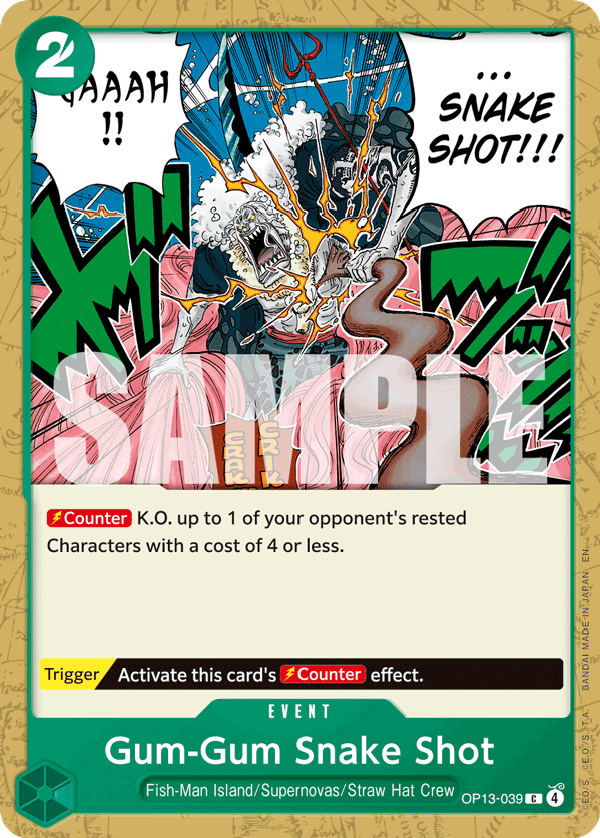 Gum-Gum Snake Shot OP13-039@en