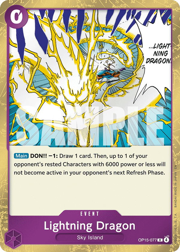 Lightning Dragon OP15-077@en