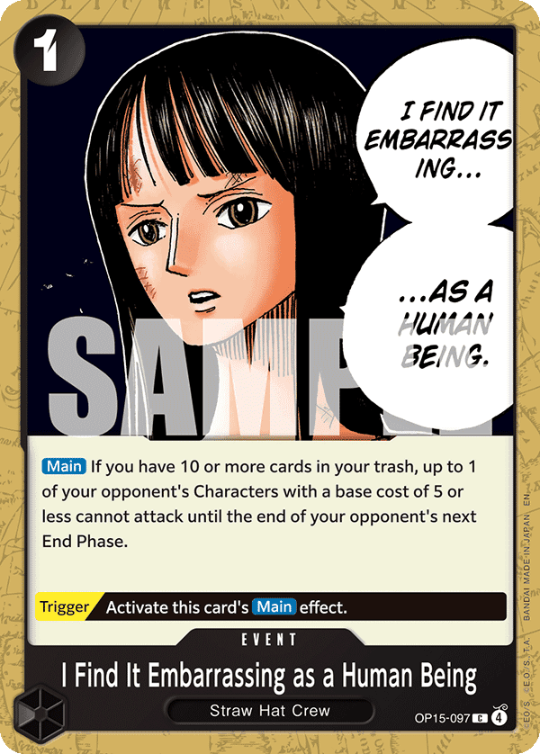 I Find It Embarrassing as a Human Being OP15-097@en